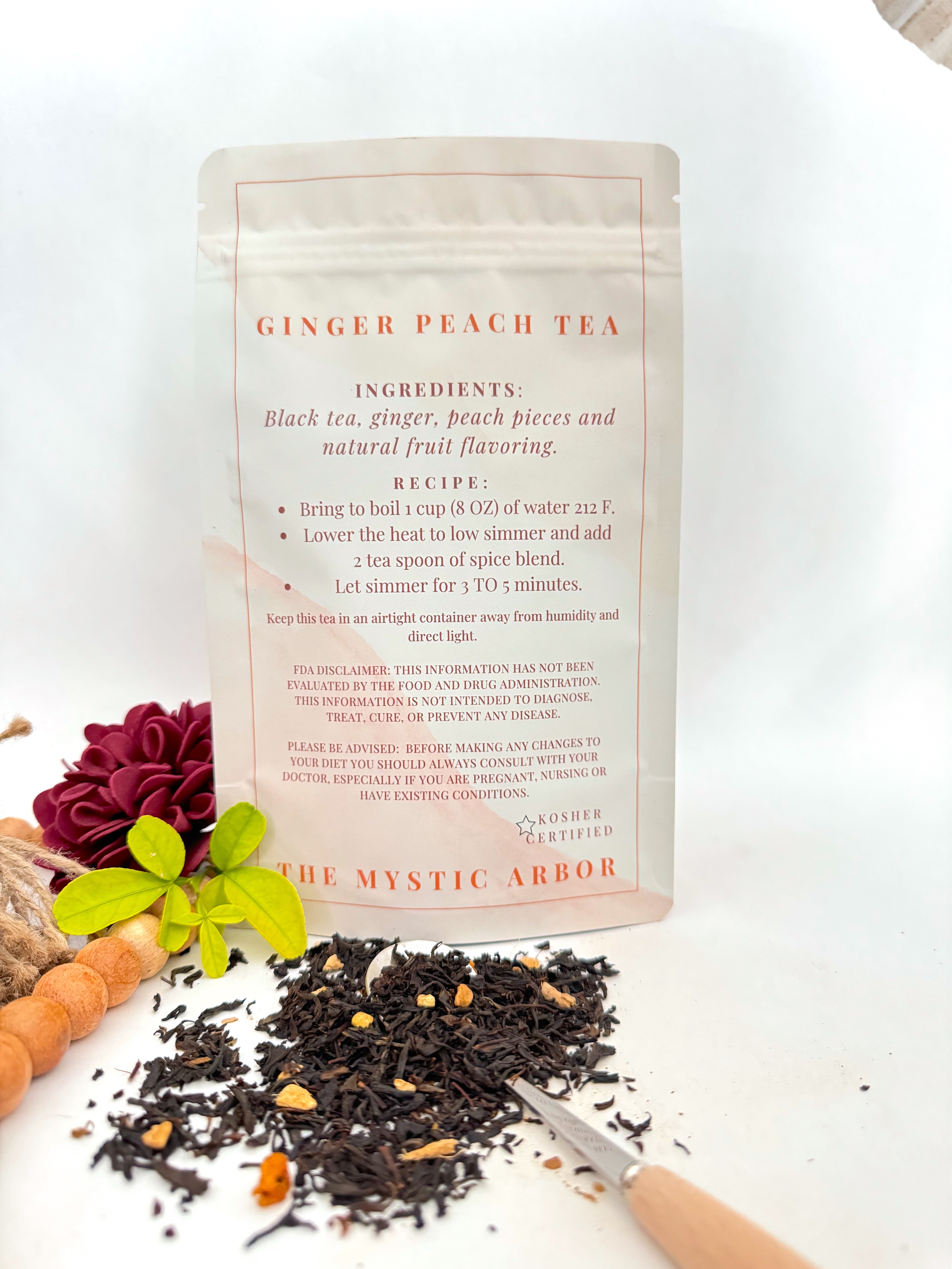 Ginger Peach Black Tea – The Mystic Arbor